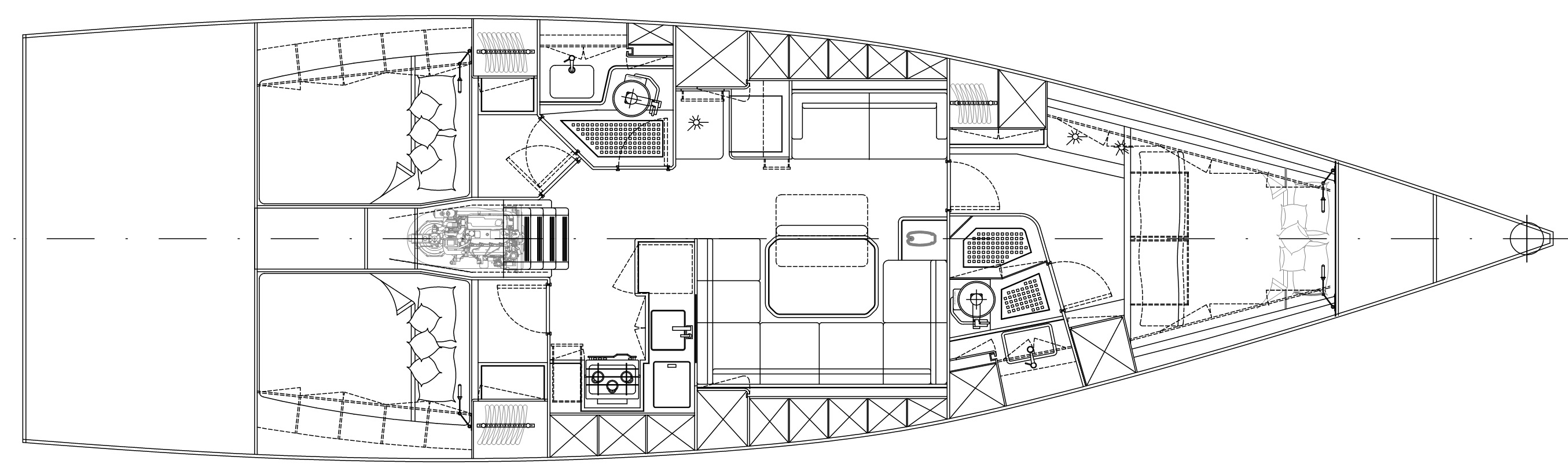 ITALIA YACHTS 14.98 LAYAOUT