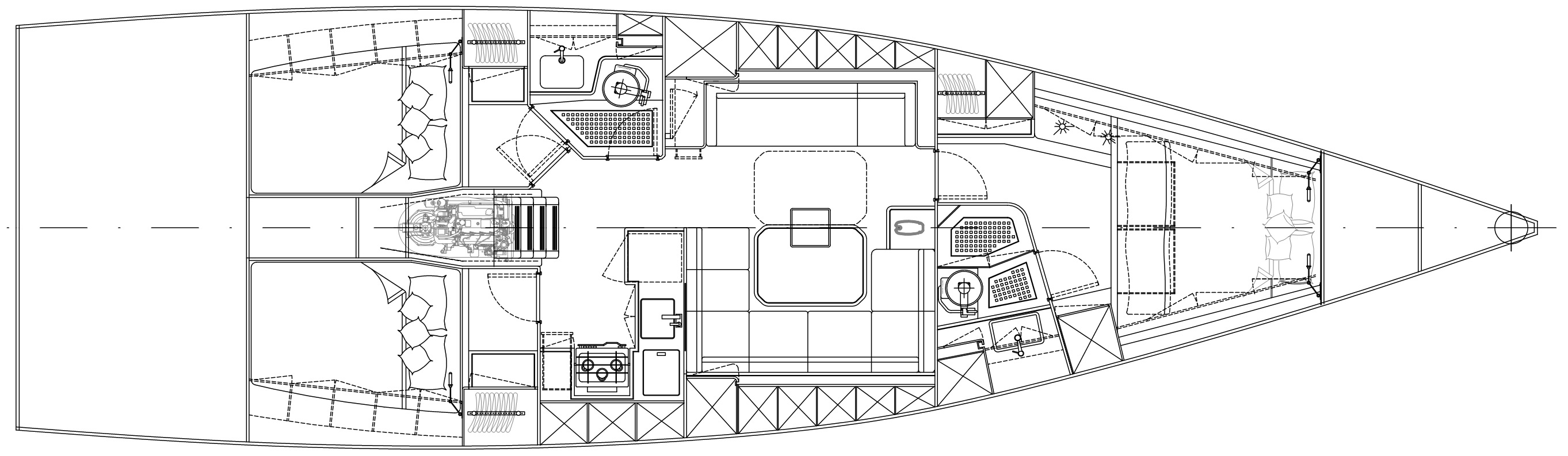 ITALIA YACHTS 11.98 LAYOUT