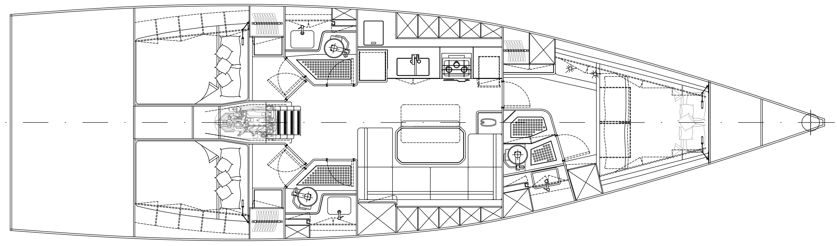 ITALIA YACHTS 11.98 LAYOUT